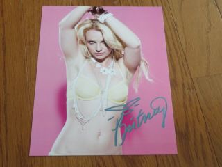Britney Spears 8x10 Photo Hand Signed Autographed