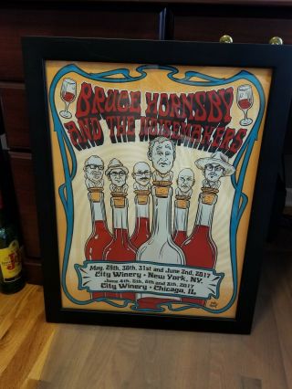 Limited Edition Bruce Hornsby Concert Poster By Phil Guy Of Burrito Breath