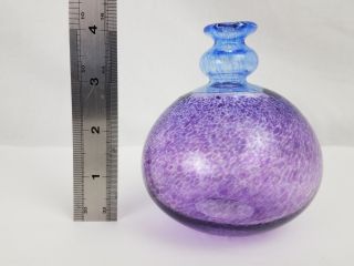 Kosta Boda Vase By Bertil Vallien Art Glass Signed No.  47836,  4 " Tall