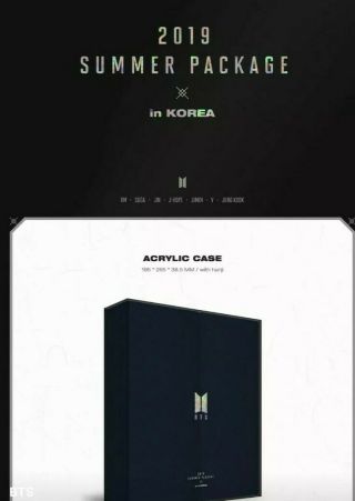 Pre - Order [ 2019 Bts Summer Package ] Tracking Number No Drawing Diary