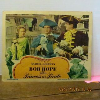 Princess And The Pirate Bob Hope Lobby Card (1944) Great Scene