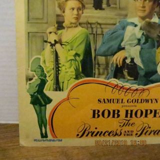 Princess and the Pirate Bob Hope Lobby Card (1944) Great Scene 5