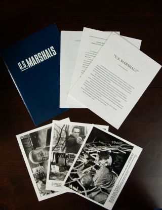 " U.  S.  Marshals " (1998) Movie Press Kit - Photos - Tommy Lee Jones,  Snipes
