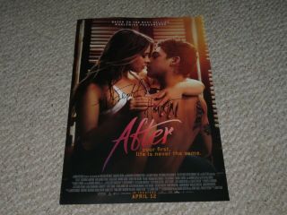 Hero Fiennes - Tiffin Josephine Langford Signed After 13x19 Movie Poster