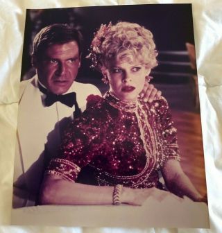 Indiana Jones & The Temple Of Doom 1984 Color Photo Harrison Ford Capshaw