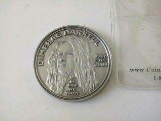 Dimebag Darrell Revolver Memorial Coin