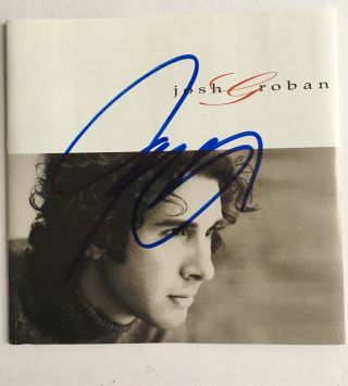 Josh Groban Signed Autographed Josh Groban Cd