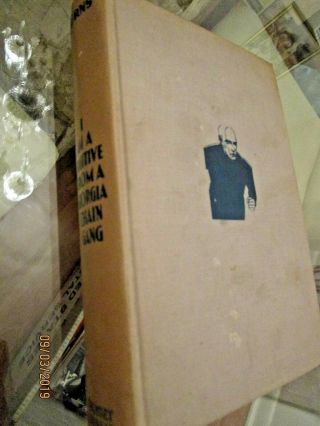 I Am A Fugitive From A Georgia Chain Gang Movie Book Paul Muni Htf 1932 Orig.