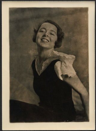 Silent Star Flapper Colleen Moore Bobbed Hair 1920s Charles Sheldon Photograph