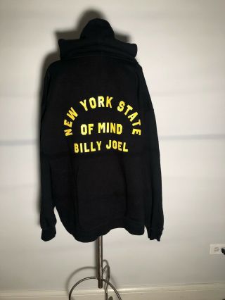 Official Billy Joel York State Of Mind Full Zip Concert Tour Hoodie 2xl