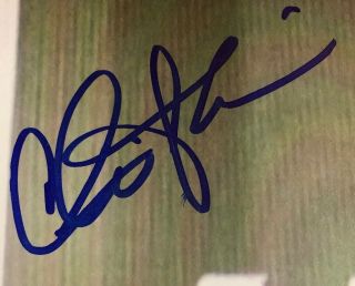 Charlie Sheen Signed 11x14 Photo Bold Blue Autograph Men At Work PSA/DNA 2
