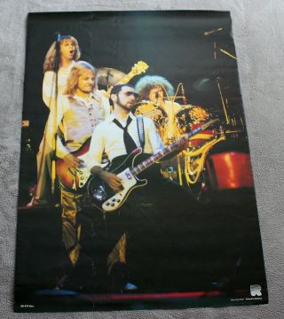 Styx 1980s Live Concert Group Photo Panozzo Holland Music Poster Ro 073 Vg C6