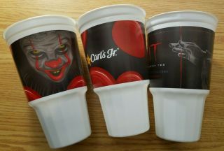 It Pennywise The Clown Carls Jr Cups