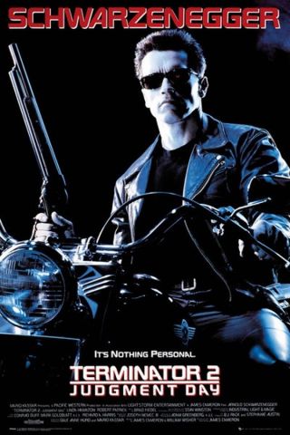 The Terminator 2 Poster Judgment Day Large Size 61 Cm X 91.  5 Cm Arnold