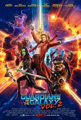 Guardians Of The Galaxy Vol.  2 Movie Poster Pop Art Print 13x20 " 27x40 " 32x48 "
