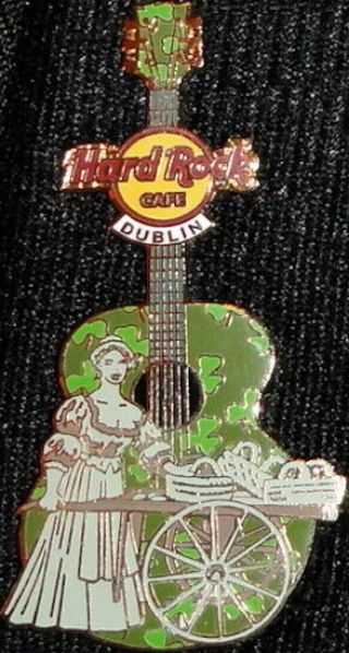 Hard Rock Cafe Dublin 2014 Molly Malone Statue Guitar Pin Version 2 Hrc 86790