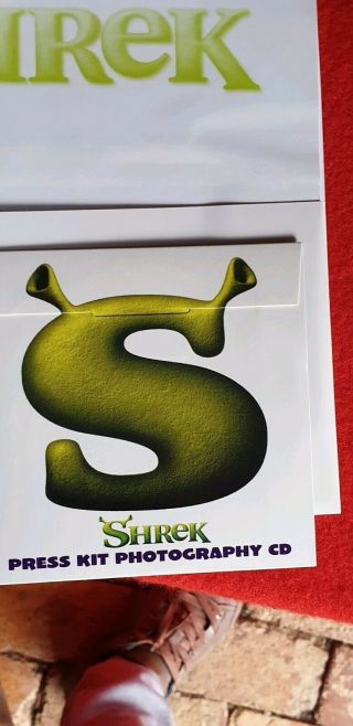 SHREK MOVIE PRESS KIT PACK WITH PHOTO CD ETC 3