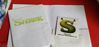 SHREK MOVIE PRESS KIT PACK WITH PHOTO CD ETC 5