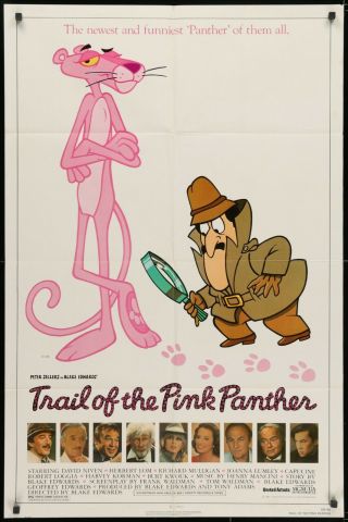Trail Of The Pink Panther (1982) Movie Poster - Peter Sellers