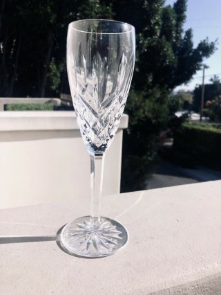 Waterford Crystal Ireland Araglin Champagne Flute Glass 5 Oz