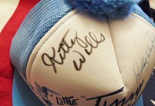 Kitty Wells,  Jean Shepard,  Bobby & Johnny Wright,  Jimmy Dickens Autographed Hat 3
