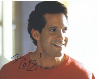 Signed Color Photo Of Steve Guttenberg Of " Three Men And A Baby "