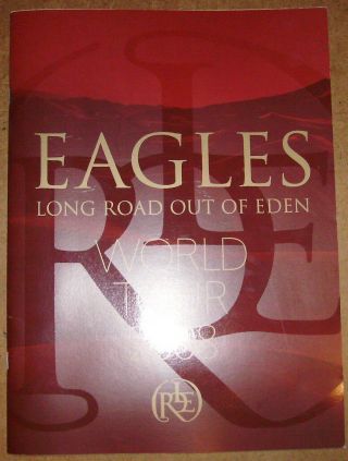 Eagles 2008 Tour Concert Program Book - Long Road Out Of Eden