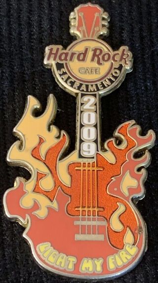 Hard Rock Cafe Sacramento 2009 Song Title Series Pin Light My Fire Doors 50482