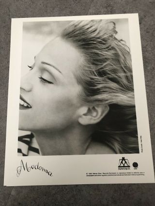 Madonna Herb Ritts 1993 Press Promo Photo Plan Media Erotica