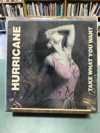 Hurricane Signed Autographed Signature 12 " X 12 " Promo Take What You Want