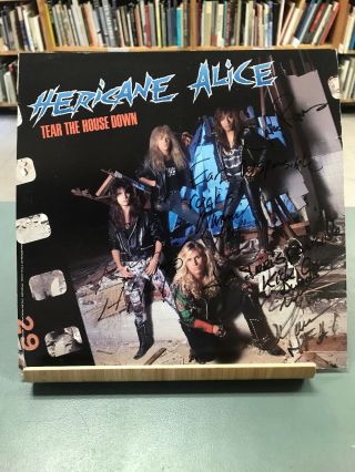 Hericane Alice Signed Autographed Signature 12 " X 12 " Promo Tear The House Down