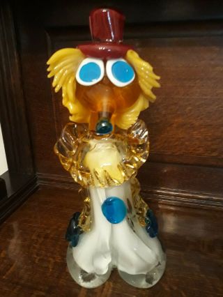 An Extremely Rare And Fabulous Vintage Murano Art Glass Womble - C.  1970 