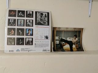 Bruce Lee Year 2000 Full Color Calendar & 8x10 Glossy Photo
