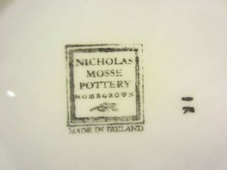 Nicholas Mosse Pottery Bunny Hen w/ Eggs Plate Chicken Rooster Ireland NR 4