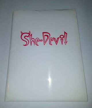 She - Devil - Rare Movie Press Kit - 9 Photos - Meryl Streep,  Rosanne Barr