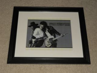Framed Bruce Springsteen Born To Run Mini - Poster,  14 " By 17 " Clarence Clemons