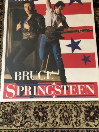 Bruce Springsteen Born in the USA 1985 Europe tour poster 3