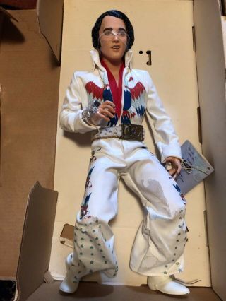Elvis Presley World Doll With Box And Papers