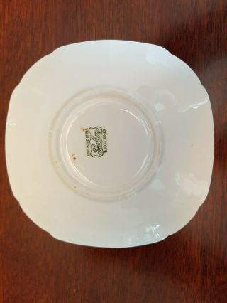 Shelley queen anne Art Deco Teacup and Saucer 5