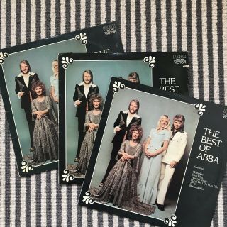 Abba The Best Of.  Australian 3 Lps With Different Labels