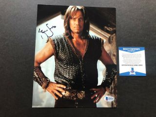 Kevin Sorbo Hot Signed Autographed Hercules 8x10 Photo Beckett Bas