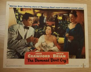 Joan Crawford Lobby Card,  " The Damned Don 