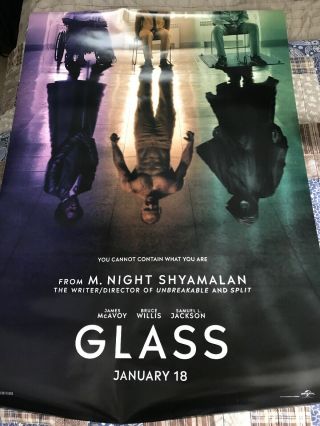 Glass 27x40 Promo Movie Poster M.  Night Shyamalan