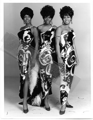 Supremes Diana Ross Tcb 1968 Press Promo Photo Motown Temptations