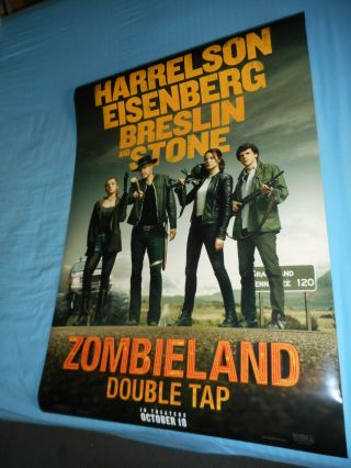 Woody Harrelson Zombieland 2 Double Tap Orig Movie Poster One Sheet Ds 27 " X40 "
