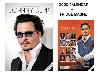 Johnny Depp Calendar 2020,  Johnny Depp Fridge Magnet
