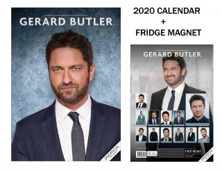 Gerard Butler Calendar 2020 By Red Star,  Gerard Butler Fridge Magnet