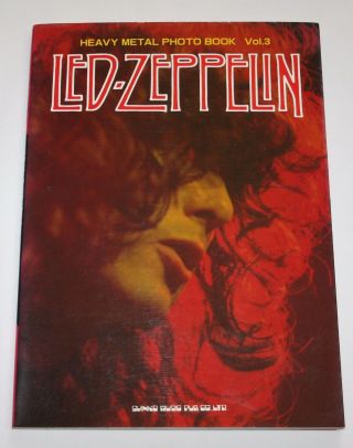 Led Zeppelin Heavy Metal Photo Book Vol.  3 1983 Japan