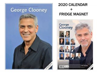George Clooney Calendar 2020,  George Clooney Fridge Magnet