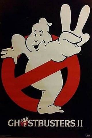 3 Vintage Ghostbusters Ii Logo Poster